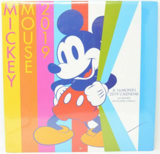 Disney Mickey Mouse 2019 Wall Calendar