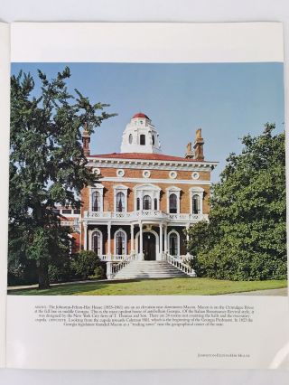 The Hay House Macon Georgia Full Color Brochure 1982 11.  75 " X 9.  5 "
