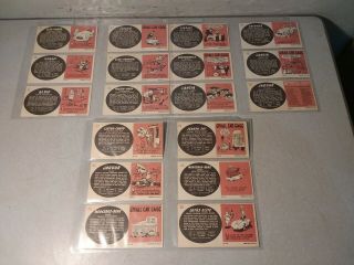1961 TOPPS SPORTS CARS CARD SET 65 Cards Missing 28 5