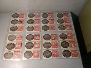 1961 TOPPS SPORTS CARS CARD SET 65 Cards Missing 28 7