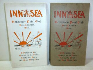1920s Inn By The Sea Resort,  Pass Christian,  Mississippi Booklets (2),  Tourism