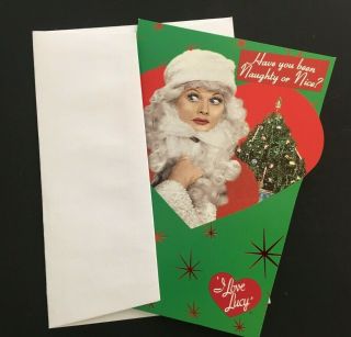 I Love Lucy Christmas Holiday Cards Set Of 16 Cards - -