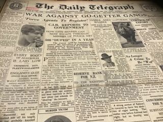 Old November 15 1932 Newspaper Cricket Horse Racing Windsor Nsw Photos