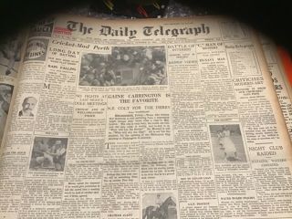 Old October 29 1932 Newspaper Derby Melbourne Cup Preview Etc Photos