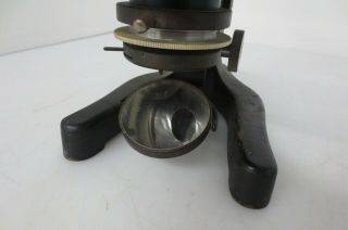 Vintage Ernst Leitz Wetzlar Microscope With Mirror 2