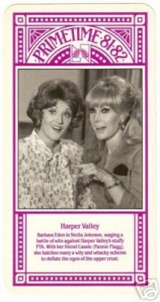Harper Valley Pta Barbara Eden 1981 Nbc Tv Promo Card