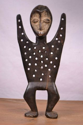 African Tribal Art,  Lega Katanda Kambozi Statue From Drc Congo
