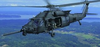 MH - 60 MH - 60M Blackhawk 160th UES Miniguns Soar Wood Wooden Helicopter Model 7