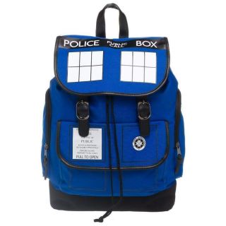 Doctor Who Navy Blue Tardis Backpack