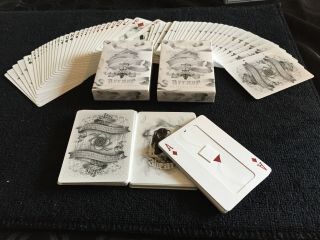 White Arcane Magic Rising Deck And Normal Playing Cards By Ellusionist Uspcc