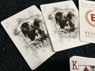 WHITE ARCANE Magic Rising Deck and Normal Playing Cards By Ellusionist USPCC 4