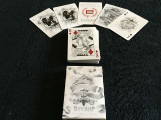 WHITE ARCANE Magic Rising Deck and Normal Playing Cards By Ellusionist USPCC 5