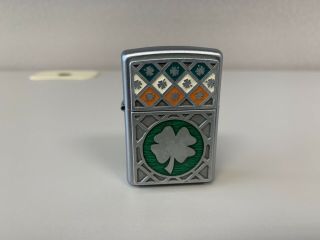 Zippo Lighter Irish Clover
