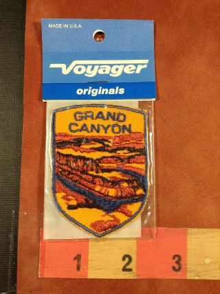 Vtg Voyager Grand Canyon National Park In Arizona Patch 70mm