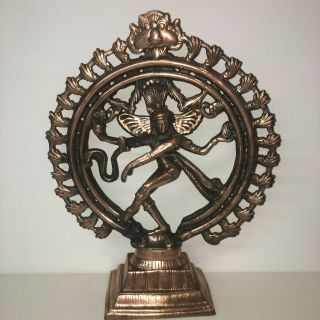 Gun/metal Dancing Hindu God Shiva 15 
