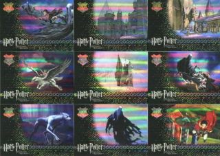 Harry Potter And The Prisoner Of Azkaban Hobby Edition Foil Chase Card Set