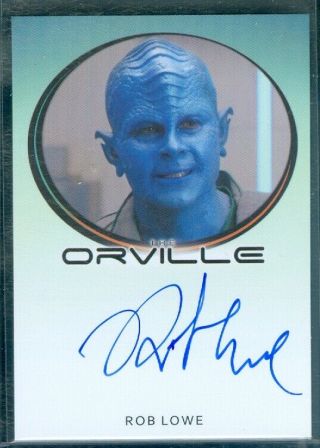 Orville Season 1 Rob Lowe As Darulio Archive Box Exclusive Autograph Card