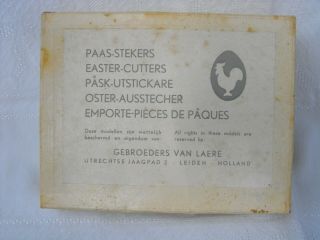 Vintage Molded Aluminum Cookie Cutters By Gebroeders Van Laere Holland