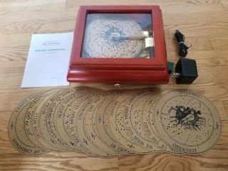 Mr.  Christmas Holiday Symphonium Music Box Electric With 16 Discs 1999 Near