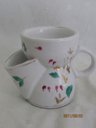 Rare Union Porcelain Shaving Mug Scuttle