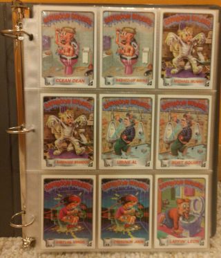 Bathroom Buddies 44 - Card Complete Set - Series 1 (1996 Topps) John Pound
