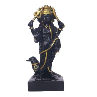 Marble Lord Shani Dev God Idol Handcrafted Statue