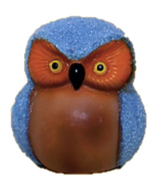Traditional Portuguese Souvenir Owl Meteo Owl Change Color With Weather - 2.  76 "