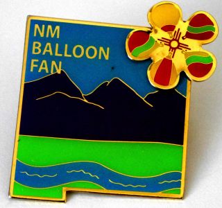 ⫸ 309 Pin - Nm Mexico Fan Pin – Albuquerque International Balloon Fiesta