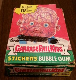 Topps Garbage Pail Kids Gpk Stickers 10th Series Wax Box - 48 Packs