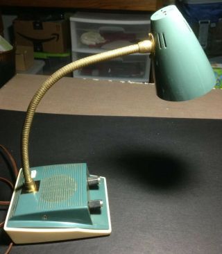 Vintage Retro Midland 10 - 644 Imarflex Flexreading Lamp & Radio Japan