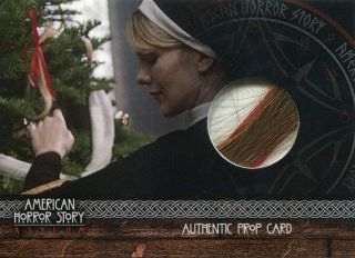 American Horror Story Asylum Prop Card P2 Hair Strands