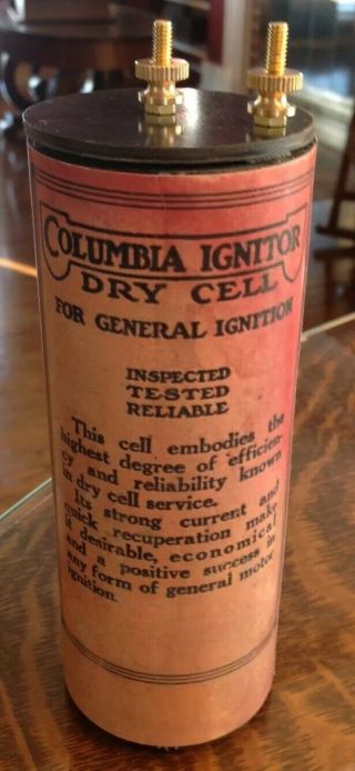 Antique Refillable 6 Columbia Dry Cell Battery Telephone,  Radio,  Lantern 2