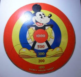 Walt Disney Mickey Mouse Target Game 1934 Boxed Set Marx Bros Complete