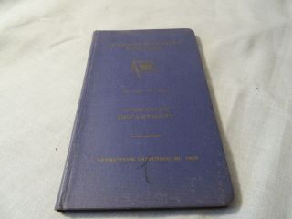 Wabash Railway Railroad Rule Book 1958