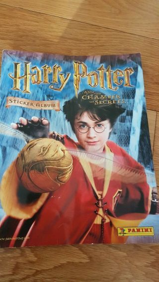 Harry Potter and The Philosopher ' s Stone Chamber of Secrets Panini Sticker Album 4