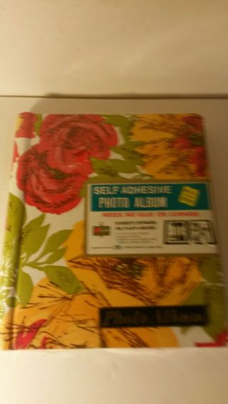 Kmart Self Adhesive Photo Album Vintage Nos Shrink Wrapped K Mart Flowers