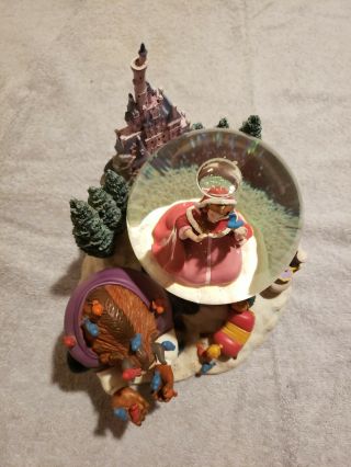 Beauty and The Beast Winter Belle and Beast Musical Snow Globe 3