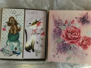 Box Of 21 Mcm Birthday Cards Slim Beauties