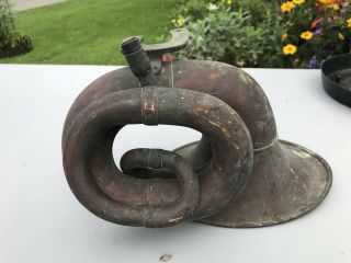 Antique Rubes Brass Car Tubular Horn