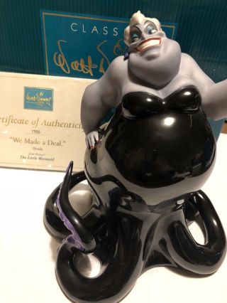 Wdcc Disney Little Mermaid Ursula We Made A Deal 412850 W/orig.  Box &