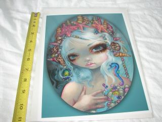 Art Picture Print Jasmine Becket Griffith Fantasy Fairy Seashell Princess