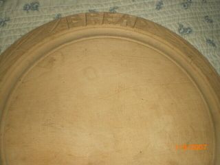 Vintage Bramhill Woodware Ltd Hand Carved Bread Board 1962 Sheffield England