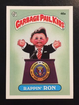 1985 Garbage Pail Kids 2nd Series 2 Rappin 