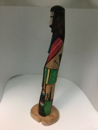SNOWMAN Native American Shalako Kachina Doll Signed By The Artist 6 4