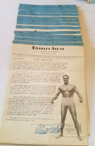 Charles Atlas 13 Lesson Body Building Course