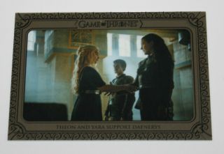 2019 Game Of Thrones Inflexions Silver Parallel 119 Theon And Yara 69/75