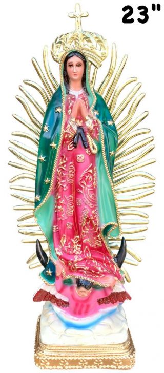 23 " Our Lady Of Guadalupe Virgen De Guadalupe Hecho En Mex/jal.