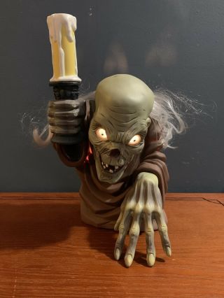 Vintage Tales From The Crypt Cryptkeeper Light Up Candelabra 1996 - Great