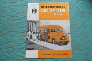 0617ih 1953 - 1954 International Harvester Schoolmaster Series Sales Brochure