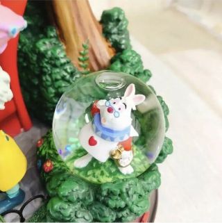 DISNEY Alice In Wonderland Snowglobe Limited Edition,  Rare Tea Party Bubble Blow 4
